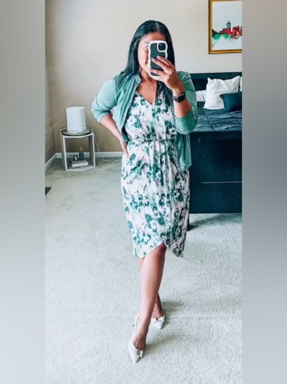 Chelsea28 FAUX WRAP DRESS - Picture 10 of 11